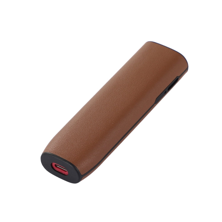 Leather + TPU Electronic Cigarette Case with Lanyard, For IQOS ILUMA ONE