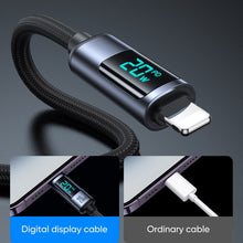 Load image into Gallery viewer, JOYROOM S-CL020A16 20W USB-C / Type-C to 8 Pin Digital Display Fast Charging Data Cable, Type-C to 8 Pin