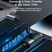 Load image into Gallery viewer, JOYROOM S-CL020A16 20W USB-C / Type-C to 8 Pin Digital Display Fast Charging Data Cable, Type-C to 8 Pin