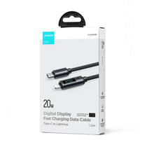 Load image into Gallery viewer, JOYROOM S-CL020A16 20W USB-C / Type-C to 8 Pin Digital Display Fast Charging Data Cable, Type-C to 8 Pin