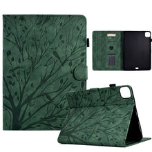 Load image into Gallery viewer, Fortune Tree Pressure Flower PU Tablet Case with Wake-up / Sleep Function, For iPad 10.2 2019 2020 / iPad 10.5 2017 2019, For iPad 10.9 2022 / 2025, For iPad Air / Air 2 / 9.7 2017 2018, For iPad Pro 11 / Air 4 10.9 2020 / Air 5 10.9                   ...