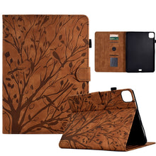 Load image into Gallery viewer, Fortune Tree Pressure Flower PU Tablet Case with Wake-up / Sleep Function, For iPad 10.2 2019 2020 / iPad 10.5 2017 2019, For iPad 10.9 2022 / 2025, For iPad Air / Air 2 / 9.7 2017 2018, For iPad Pro 11 / Air 4 10.9 2020 / Air 5 10.9                   ...