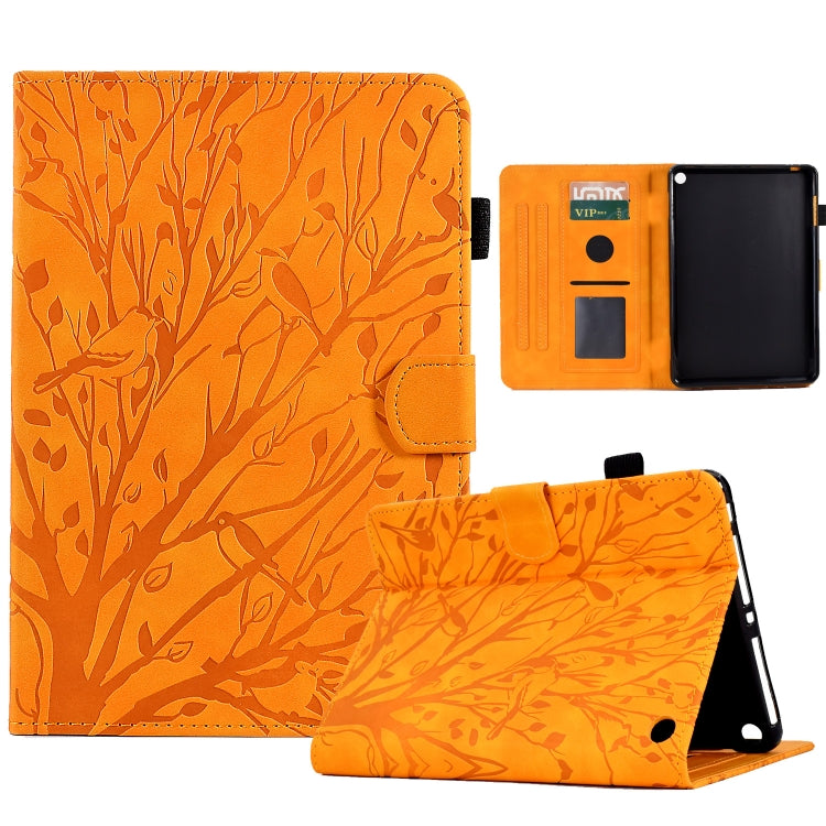 Fortune Tree Pressure Flower PU Tablet Case with Wake-up / Sleep Function, For iPad 10.2 2019 2020 / iPad 10.5 2017 2019, For iPad 10.9 2022 / 2025, For iPad Air / Air 2 / 9.7 2017 2018, For iPad Pro 11 / Air 4 10.9 2020 / Air 5 10.9                   ...