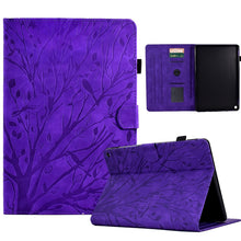 Load image into Gallery viewer, Fortune Tree Pressure Flower PU Tablet Case with Wake-up / Sleep Function, For iPad 10.2 2019 2020 / iPad 10.5 2017 2019, For iPad 10.9 2022 / 2025, For iPad Air / Air 2 / 9.7 2017 2018, For iPad Pro 11 / Air 4 10.9 2020 / Air 5 10.9                   ...