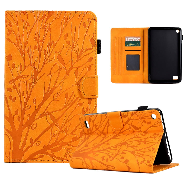 Fortune Tree Pressure Flower PU Tablet Case with Wake-up / Sleep Function, For iPad 10.2 2019 2020 / iPad 10.5 2017 2019, For iPad 10.9 2022 / 2025, For iPad Air / Air 2 / 9.7 2017 2018, For iPad Pro 11 / Air 4 10.9 2020 / Air 5 10.9                   ...
