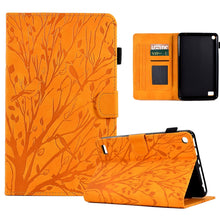 Load image into Gallery viewer, Fortune Tree Pressure Flower PU Tablet Case with Wake-up / Sleep Function, For iPad 10.2 2019 2020 / iPad 10.5 2017 2019, For iPad 10.9 2022 / 2025, For iPad Air / Air 2 / 9.7 2017 2018, For iPad Pro 11 / Air 4 10.9 2020 / Air 5 10.9                   ...