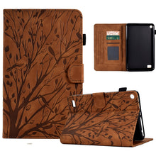 Load image into Gallery viewer, Fortune Tree Pressure Flower PU Tablet Case with Wake-up / Sleep Function, For iPad 10.2 2019 2020 / iPad 10.5 2017 2019, For iPad 10.9 2022 / 2025, For iPad Air / Air 2 / 9.7 2017 2018, For iPad Pro 11 / Air 4 10.9 2020 / Air 5 10.9                   ...