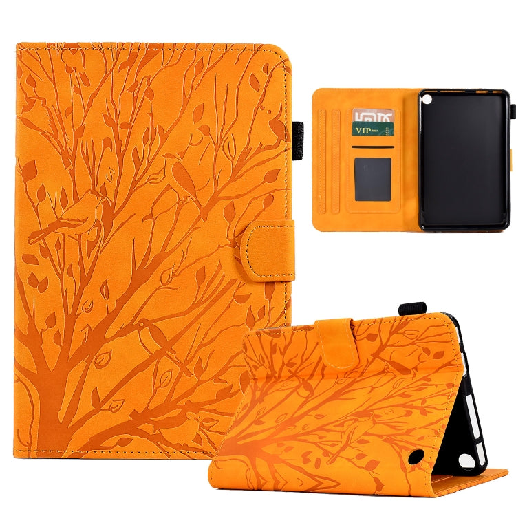 Fortune Tree Pressure Flower PU Tablet Case with Wake-up / Sleep Function, For Amazon Fire 7 2022, For Amazon Kindle Paperwhite / 2 / 3 / 4, For Amazon Kindle Paperwhite 2021, For Lenovo M10 HD 2nd X306X, For Huawei MatePad SE                          ...