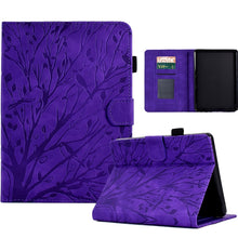 Load image into Gallery viewer, Fortune Tree Pressure Flower PU Tablet Case with Wake-up / Sleep Function, For Amazon Fire 7 2022, For Amazon Kindle Paperwhite / 2 / 3 / 4, For Amazon Kindle Paperwhite 2021, For Lenovo M10 HD 2nd X306X, For Huawei MatePad SE                          ...