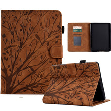 Load image into Gallery viewer, Fortune Tree Pressure Flower PU Tablet Case with Wake-up / Sleep Function, For Amazon Fire 7 2022, For Amazon Kindle Paperwhite / 2 / 3 / 4, For Amazon Kindle Paperwhite 2021, For Lenovo M10 HD 2nd X306X, For Huawei MatePad SE                          ...