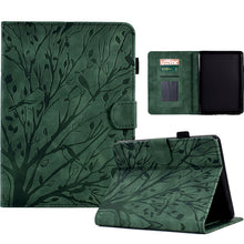 Load image into Gallery viewer, Fortune Tree Pressure Flower PU Tablet Case with Wake-up / Sleep Function, For Amazon Fire 7 2022, For Amazon Kindle Paperwhite / 2 / 3 / 4, For Amazon Kindle Paperwhite 2021, For Lenovo M10 HD 2nd X306X, For Huawei MatePad SE                          ...