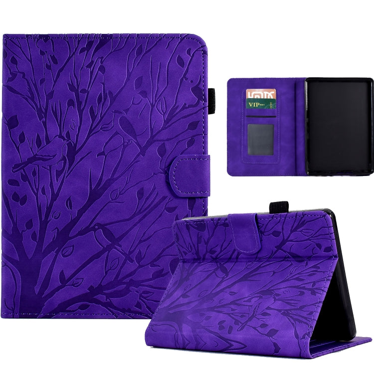 Fortune Tree Pressure Flower PU Tablet Case with Wake-up / Sleep Function, For Amazon Fire 7 2022, For Amazon Kindle Paperwhite / 2 / 3 / 4, For Amazon Kindle Paperwhite 2021, For Lenovo M10 HD 2nd X306X, For Huawei MatePad SE                          ...