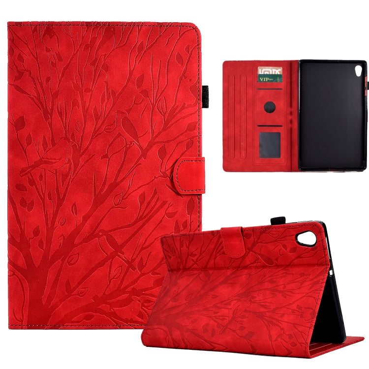 Fortune Tree Pressure Flower PU Tablet Case with Wake-up / Sleep Function, For Amazon Fire 7 2022, For Amazon Kindle Paperwhite / 2 / 3 / 4, For Amazon Kindle Paperwhite 2021, For Lenovo M10 HD 2nd X306X, For Huawei MatePad SE                          ...