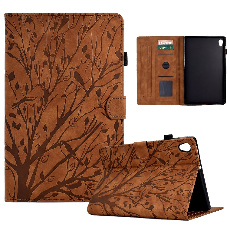 Fortune Tree Pressure Flower PU Tablet Case with Wake-up / Sleep Function, For Amazon Fire 7 2022, For Amazon Kindle Paperwhite / 2 / 3 / 4, For Amazon Kindle Paperwhite 2021, For Lenovo M10 HD 2nd X306X, For Huawei MatePad SE                          ...