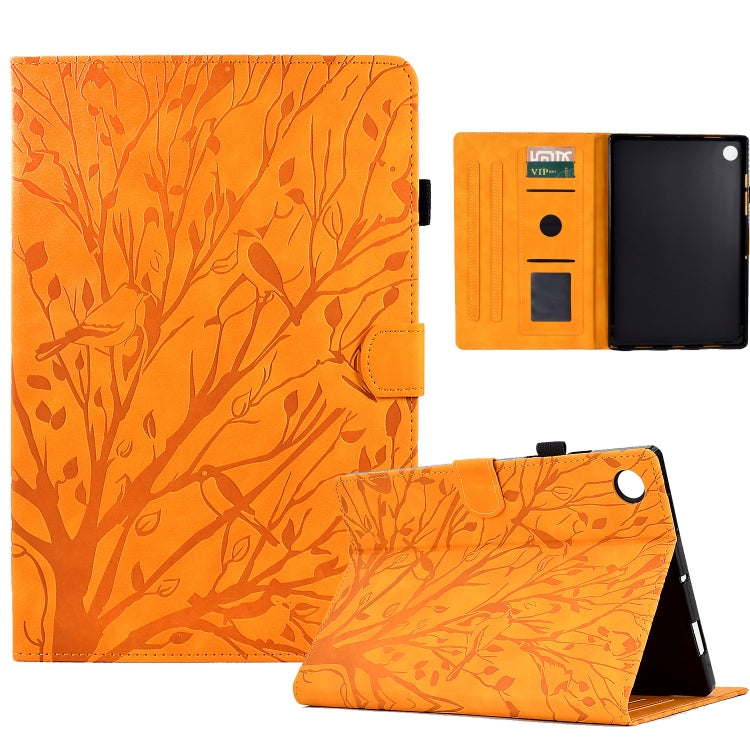 Fortune Tree Pressure Flower PU Tablet Case with Wake-up / Sleep Function, For Amazon Fire 7 2022, For Amazon Kindle Paperwhite / 2 / 3 / 4, For Amazon Kindle Paperwhite 2021, For Lenovo M10 HD 2nd X306X, For Huawei MatePad SE                          ...