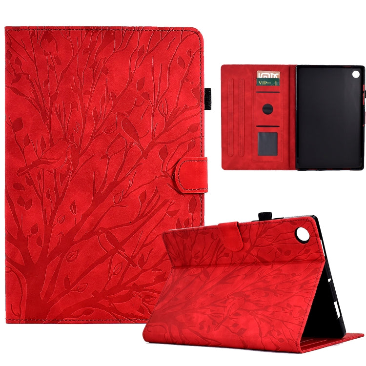 Fortune Tree Pressure Flower PU Tablet Case with Wake-up / Sleep Function, For Amazon Fire 7 2022, For Amazon Kindle Paperwhite / 2 / 3 / 4, For Amazon Kindle Paperwhite 2021, For Lenovo M10 HD 2nd X306X, For Huawei MatePad SE                          ...