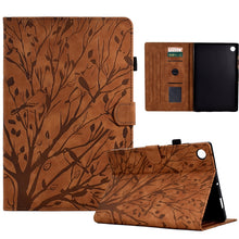 Load image into Gallery viewer, Fortune Tree Pressure Flower PU Tablet Case with Wake-up / Sleep Function, For Amazon Fire 7 2022, For Amazon Kindle Paperwhite / 2 / 3 / 4, For Amazon Kindle Paperwhite 2021, For Lenovo M10 HD 2nd X306X, For Huawei MatePad SE                          ...
