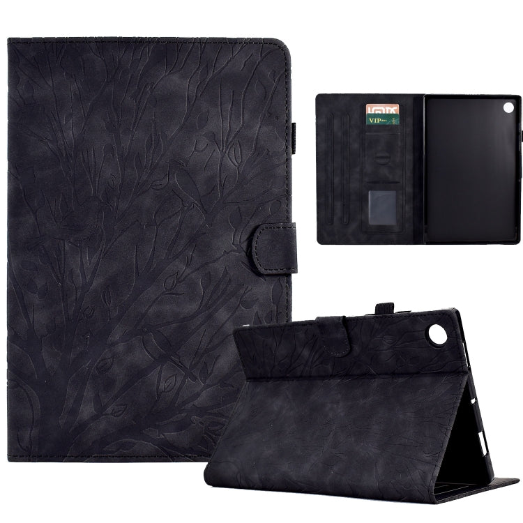 Fortune Tree Pressure Flower PU Tablet Case with Wake-up / Sleep Function, For Amazon Fire 7 2022, For Amazon Kindle Paperwhite / 2 / 3 / 4, For Amazon Kindle Paperwhite 2021, For Lenovo M10 HD 2nd X306X, For Huawei MatePad SE                          ...