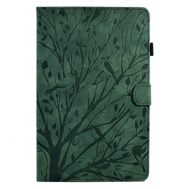 Fortune Tree Pressure Flower PU Tablet Case with Wake-up / Sleep Function, For Lenovo Tab M9, For Lenovo Tab M10 Gen 3, For Lenovo M10 Plus, For Lenovo Tab M10 Plus 3rd Gen, For Lenovo Tab P11 Gen 2, For Lenovo Tab P11 J606F, For Lenovo Tab P11 Pro Gen...