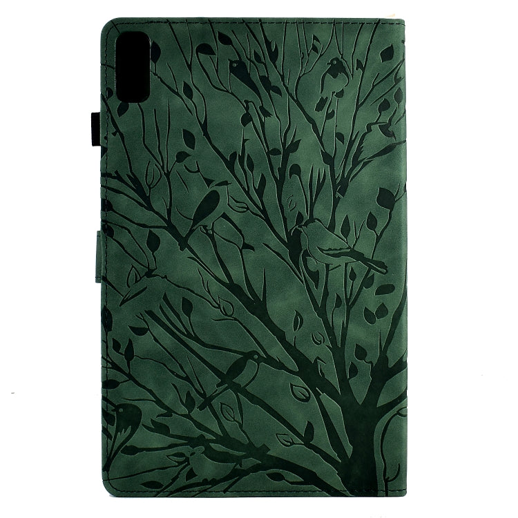 Fortune Tree Pressure Flower PU Tablet Case with Wake-up / Sleep Function, For Lenovo Tab M9, For Lenovo Tab M10 Gen 3, For Lenovo M10 Plus, For Lenovo Tab M10 Plus 3rd Gen, For Lenovo Tab P11 Gen 2, For Lenovo Tab P11 J606F, For Lenovo Tab P11 Pro Gen...