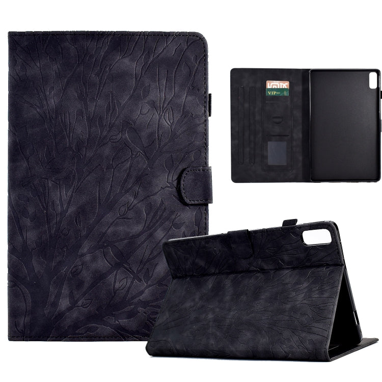 Fortune Tree Pressure Flower PU Tablet Case with Wake-up / Sleep Function, For Lenovo Tab M9, For Lenovo Tab M10 Gen 3, For Lenovo M10 Plus, For Lenovo Tab M10 Plus 3rd Gen, For Lenovo Tab P11 Gen 2, For Lenovo Tab P11 J606F, For Lenovo Tab P11 Pro Gen...