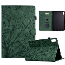 Load image into Gallery viewer, Fortune Tree Pressure Flower PU Tablet Case with Wake-up / Sleep Function, For Lenovo Tab M9, For Lenovo Tab M10 Gen 3, For Lenovo M10 Plus, For Lenovo Tab M10 Plus 3rd Gen, For Lenovo Tab P11 Gen 2, For Lenovo Tab P11 J606F, For Lenovo Tab P11 Pro Gen...