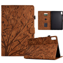 Load image into Gallery viewer, Fortune Tree Pressure Flower PU Tablet Case with Wake-up / Sleep Function, For Lenovo Tab M9, For Lenovo Tab M10 Gen 3, For Lenovo M10 Plus, For Lenovo Tab M10 Plus 3rd Gen, For Lenovo Tab P11 Gen 2, For Lenovo Tab P11 J606F, For Lenovo Tab P11 Pro Gen...