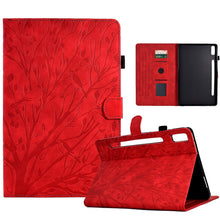 Load image into Gallery viewer, Fortune Tree Pressure Flower PU Tablet Case with Wake-up / Sleep Function, For Lenovo Tab M9, For Lenovo Tab M10 Gen 3, For Lenovo M10 Plus, For Lenovo Tab M10 Plus 3rd Gen, For Lenovo Tab P11 Gen 2, For Lenovo Tab P11 J606F, For Lenovo Tab P11 Pro Gen...