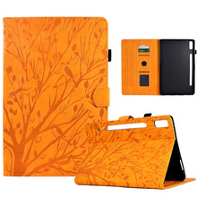 Load image into Gallery viewer, Fortune Tree Pressure Flower PU Tablet Case with Wake-up / Sleep Function, For Lenovo Tab M9, For Lenovo Tab M10 Gen 3, For Lenovo M10 Plus, For Lenovo Tab M10 Plus 3rd Gen, For Lenovo Tab P11 Gen 2, For Lenovo Tab P11 J606F, For Lenovo Tab P11 Pro Gen...