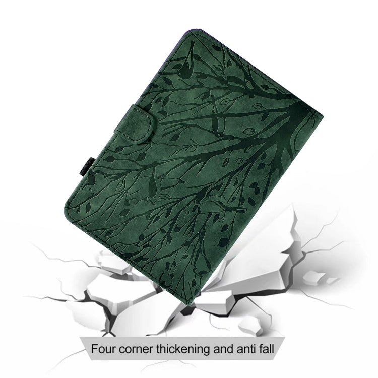 Fortune Tree Pressure Flower PU Tablet Case with Wake-up / Sleep Function, For Samsung Galaxy Tab S6 Lite, For Samsung Galaxy Tab A7 Lite, For Samsung Galaxy Tab A7 2020, For Samsung Galaxy Tab A 10.1 2019, For Samsung Galaxy Tab A 10.1 2016
