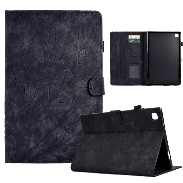Fortune Tree Pressure Flower PU Tablet Case with Wake-up / Sleep Function, For Samsung Galaxy Tab S6 Lite, For Samsung Galaxy Tab A7 Lite, For Samsung Galaxy Tab A7 2020, For Samsung Galaxy Tab A 10.1 2019, For Samsung Galaxy Tab A 10.1 2016