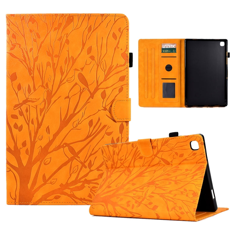 Fortune Tree Pressure Flower PU Tablet Case with Wake-up / Sleep Function, For Samsung Galaxy Tab S6 Lite, For Samsung Galaxy Tab A7 Lite, For Samsung Galaxy Tab A7 2020, For Samsung Galaxy Tab A 10.1 2019, For Samsung Galaxy Tab A 10.1 2016