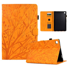 Load image into Gallery viewer, Fortune Tree Pressure Flower PU Tablet Case with Wake-up / Sleep Function, For Samsung Galaxy Tab S6 Lite, For Samsung Galaxy Tab A7 Lite, For Samsung Galaxy Tab A7 2020, For Samsung Galaxy Tab A 10.1 2019, For Samsung Galaxy Tab A 10.1 2016