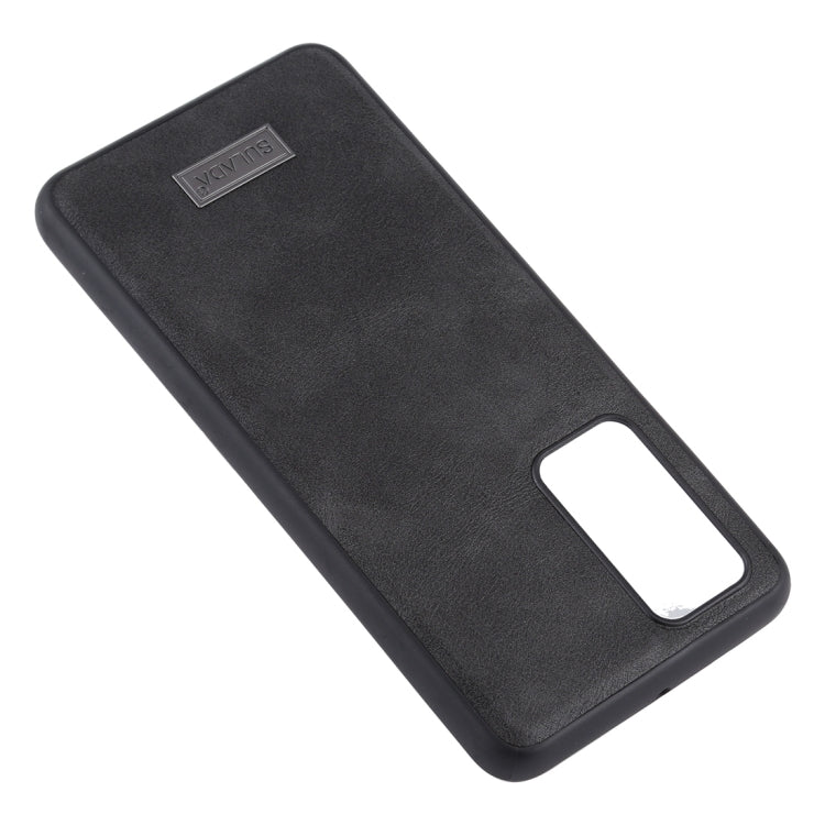 SULADA Shockproof TPU + Handmade Leather Protective Case