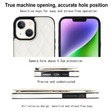 Load image into Gallery viewer, Double Buckle Rhombic PU Leather Phone Case, For iPhone 14, For iPhone 14 Plus, For iPhone 14 Pro, For iPhone 14 Pro Max, For iPhone 13, For iPhone 13 mini