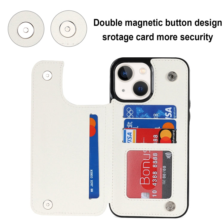 Double Buckle Rhombic PU Leather Phone Case, For iPhone 14, For iPhone 14 Plus, For iPhone 14 Pro, For iPhone 14 Pro Max, For iPhone 13, For iPhone 13 mini