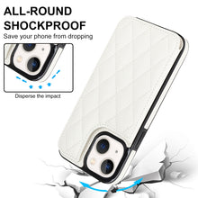 Load image into Gallery viewer, Double Buckle Rhombic PU Leather Phone Case, For iPhone 14, For iPhone 14 Plus, For iPhone 14 Pro, For iPhone 14 Pro Max, For iPhone 13, For iPhone 13 mini