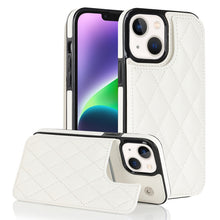Load image into Gallery viewer, Double Buckle Rhombic PU Leather Phone Case, For iPhone 14, For iPhone 14 Plus, For iPhone 14 Pro, For iPhone 14 Pro Max, For iPhone 13, For iPhone 13 mini