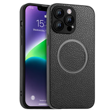 Load image into Gallery viewer, Skin Feel Litchi Texture MagSafe Magnetic Phone Case, For iPhone 11 Pro Max