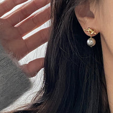 Load image into Gallery viewer, Temperament Ladies Light Luxury Pearl Double Layer Earrings Diamond Earrings, EH1490, EH0668, EH1595, EH1220, EH1509, EH1667, EH1291, EH1661, EH1671, EH1666, EH0829, EH0820, EH1649, EH1485, EH1560, EH1662, EH1650, EH1631, EH1628, EH0997, EH0518, EH1543...