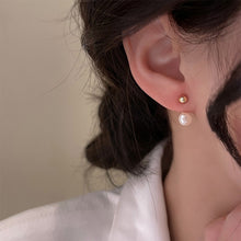 Load image into Gallery viewer, Temperament Ladies Light Luxury Pearl Double Layer Earrings Diamond Earrings, EH0881, EH1309, EH1343, EH1468, EH1034, EH1314