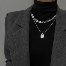 Load image into Gallery viewer, Ladies Alphabet Versatile Titanium Steel Necklace Twist Chain, XL2001, XL1951, XL1400, XL1437, XL2010, XL1505, XL1839, XL1864, XL1502, XL1570, XL1170, XL1459, XL1788, XL1780, XL1946, XL1089, XL1958, XL1790, XL1893