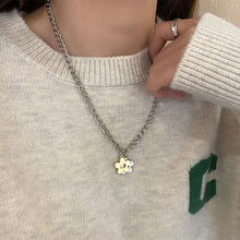 Load image into Gallery viewer, Ladies Alphabet Versatile Titanium Steel Necklace Twist Chain, XL2001, XL1951, XL1400, XL1437, XL2010, XL1505, XL1839, XL1864, XL1502, XL1570, XL1170, XL1459, XL1788, XL1780, XL1946, XL1089, XL1958, XL1790, XL1893