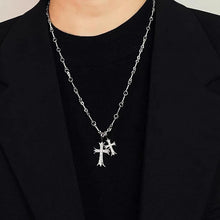 Load image into Gallery viewer, Ladies Alphabet Versatile Titanium Steel Necklace Twist Chain, XL2001, XL1951, XL1400, XL1437, XL2010, XL1505, XL1839, XL1864, XL1502, XL1570, XL1170, XL1459, XL1788, XL1780, XL1946, XL1089, XL1958, XL1790, XL1893