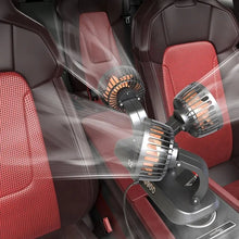 Load image into Gallery viewer, F4310 360-Degree Rotating Adjustable Car Three-Head Fan, F4310 USB Universal, F4310 12V Cigarette Lighter, F4310 24V Cigarette Lighter