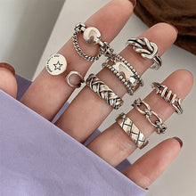 Load image into Gallery viewer, S925 Sterling Silver Cool Style Ladies Combination Ring, J286, J781, J080, J147, J759, J797, J758, J242, J1109, J1071, J1096, J1110, J789, J1717, J1740, J224, J449, J341, J443, J1644, J005, J608, J282, J623, J739, J1658, J406, J1454, J815, J997