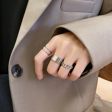 Load image into Gallery viewer, S925 Sterling Silver Cool Style Ladies Combination Ring, J286, J781, J080, J147, J759, J797, J758, J242, J1109, J1071, J1096, J1110, J789, J1717, J1740, J224, J449, J341, J443, J1644, J005, J608, J282, J623, J739, J1658, J406, J1454, J815, J997