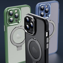 Load image into Gallery viewer, MagSafe Magnetic Metal Holder Phone Case, For iPhone 14, For iPhone 14 Plus, For iPhone 14 Pro, For iPhone 13 Pro Max