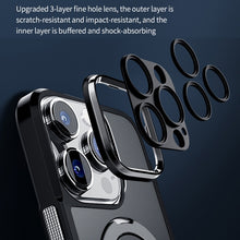 Load image into Gallery viewer, MagSafe Magnetic Metal Holder Phone Case, For iPhone 14, For iPhone 14 Plus, For iPhone 14 Pro, For iPhone 13 Pro Max