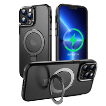 Load image into Gallery viewer, MagSafe Magnetic Metal Holder Phone Case, For iPhone 14, For iPhone 14 Plus, For iPhone 14 Pro, For iPhone 13 Pro Max